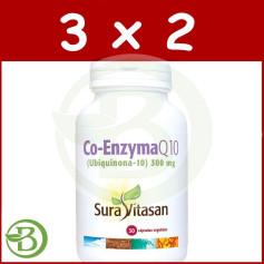 Pacote 3x2 Coenzima Q10 30Mg. 30 Cápsulas Sura Vitasan