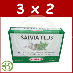 Pacote 3x2 Salvia Plus 60 Cápsulas Integralia