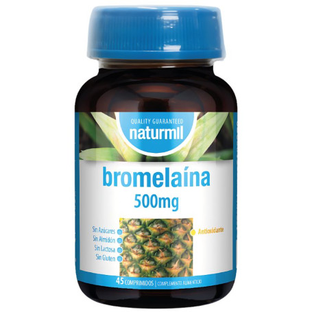 Bromelaína 500Mg 45 Comprimidos Naturmil