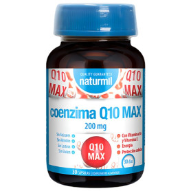 Coenzima Q10 Max 200Mg 30 Cápsulas Naturmil