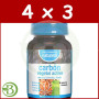 Pack 4x3 Carbon Vegetal Activo 90 Perlas Naturmil