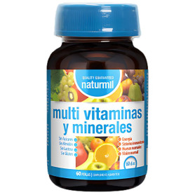 Multivitaminas e Minerais 60 Pérolas Naturmil