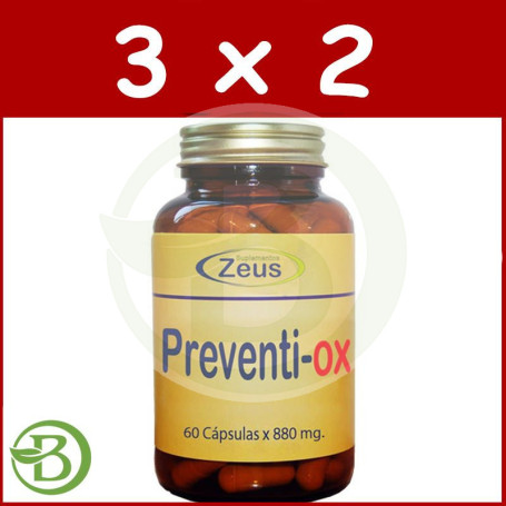 Pack 3x2 Preventi-OX 60 Cápsulas Zeus