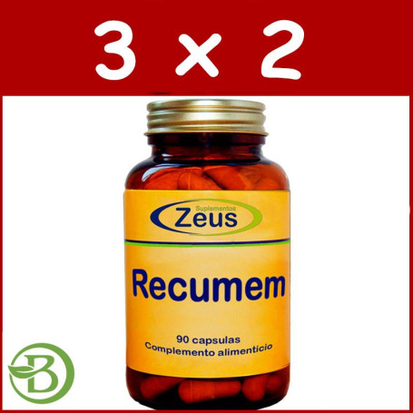 Pack 3x2 Recumem 90 Cápsulas Zeus