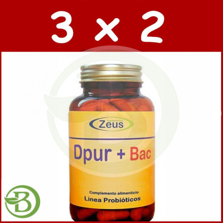 Pack 3x2 Dpur+Bac 90 Cápsulas Zeus