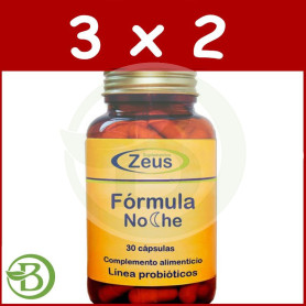 Pack 3x2 Formula Noche 30 Cápsulas Zeus