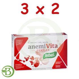 Pack 3x2 Anemivita Complex 40 Cápsulas Santiveri