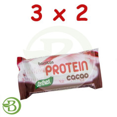 Pacote 3x2 Barras de Proteína de Cacau 35Gr. Santiveri