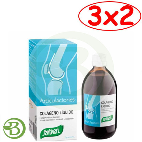 Pack 3x2 Dynamicart Colágeno Líquido 240Ml. Santiveri