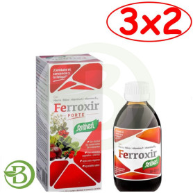 Pack 3x2 Jarabe Ferroxir Forte 240Ml. Santiveri