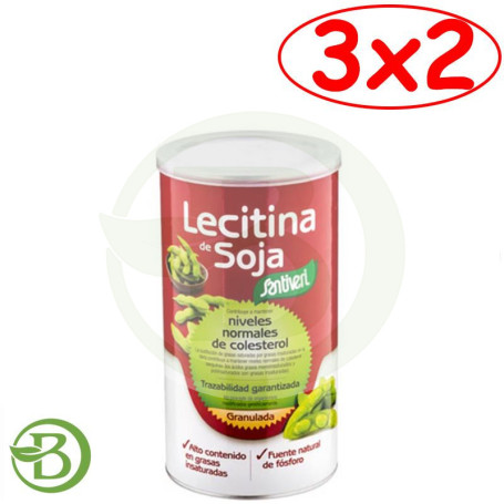 Pack 3x2 Lecitina Bolsa 400Gr. Santiveri