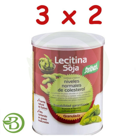 Pack 3x2 Lecitina Bote 270Gr. Santiveri