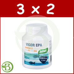 Pacote 3x2 Vigor EPA 120 Pérolas Santiveri