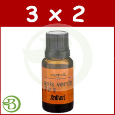 Pacote 3x2 Óleo Essencial de Anis Verde 14Ml. Santiveri