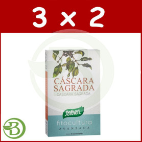 Pack 3x2 Cápsulas Cáscara Sagrada 12Gr. Santiveri