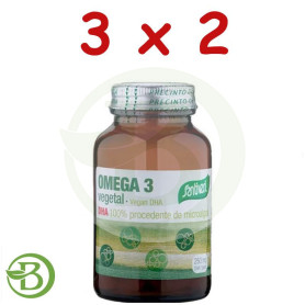 Pack 3x2 Dha Vegetal 30 Perlas Santiveri