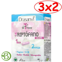 Pacote 3x2 Triptofano Bicamada 60 Comprimidos Drasanvi