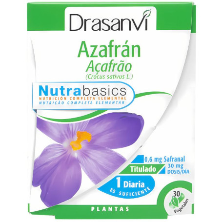 Açafrão 30 Cápsulas Nutrabásicos Drasanvi