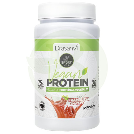 Proteína Vegetal Framboesa 600Gr. Sport Live Drasanvi