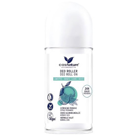 Desodorante Roll-On 24H Hortelã e Limão Bio 50 Ml Cosnature