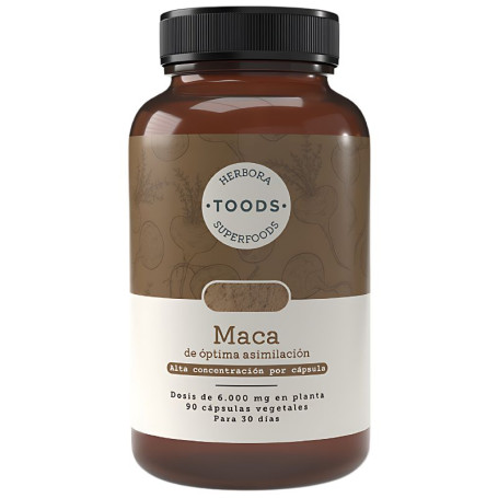 Maca 720Mg 90 Cápsulas Vegetais Herbora