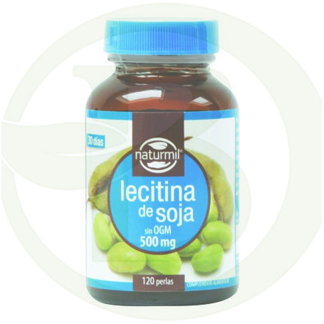 Lecitina de Soja 500Mg. 120 Perlas Naturmil