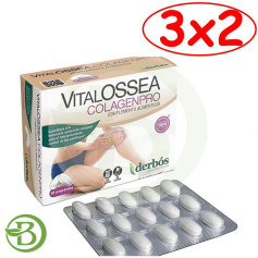 Pacote 3x2 Vitalossea Colagenpro 60 Comprimidos Derbós