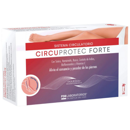 Circuprotec Forte 20 Frascos Fdb Laboratórios