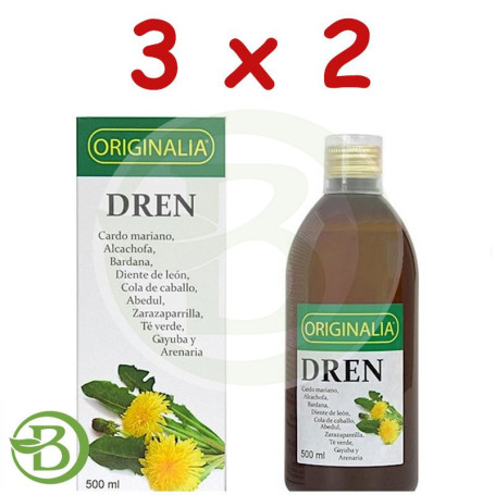 Pack 3x2 Dren Originalia 500Ml. Integralia