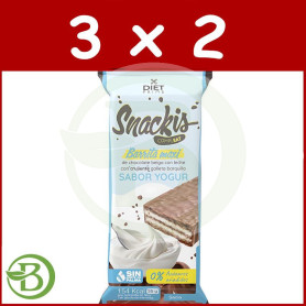 Pack 3x2 Snackis Compleat Sabor Yogur 35 Gr Herbora