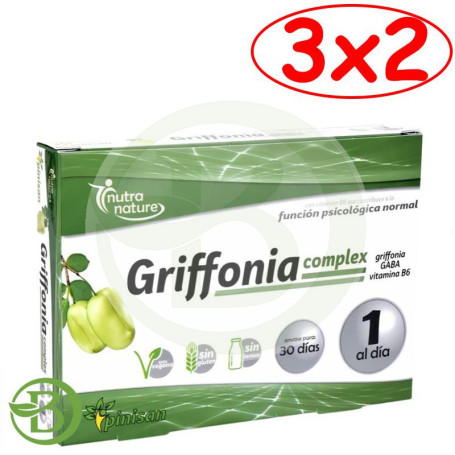 Pack 3x2 Griffonia Complex 30 Cápsulas Pinisan