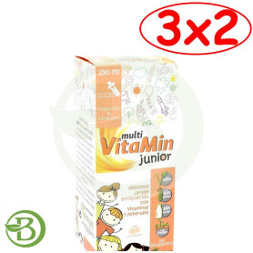 Pack 3x2 Multi Vitamin Junior 250Ml Pinisan