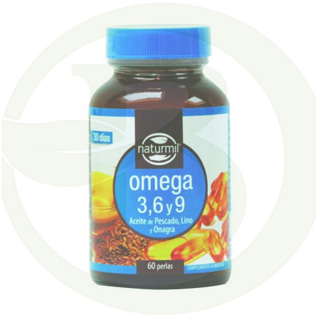 Omega 3, 6 y 9 60 Perlas Naturmil