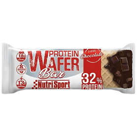 Barra Wafer Proteica Chocolate (Caixa com 15 Barras) Nutrisport