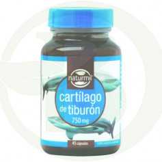 Cartilagem de Tubarão 750Mg. 45 cápsulas de Naturmil