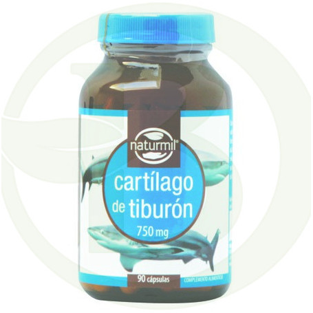 Cartílago de Tiburón 750Mg. 90 Cápsulas Naturmil