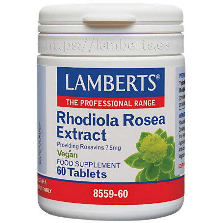 Rhodiola Rosea 250Mg 60 Comprimidos Lamberts