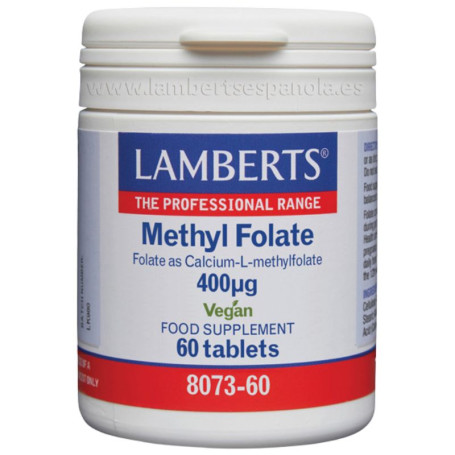 Metil Folato 400Μcg 60 Comprimidos Lamberts