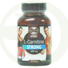 L-Carnitina Forte 600Mg. 60 cápsulas esportivas Naturmil