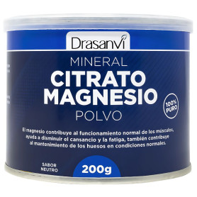 Citrato de Magnésio Mineral em Pó 200Gr Drasanvi