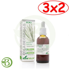 Pacote 3x2 Extrato de Cavalinha 50Ml. Soria Natural