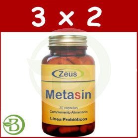 Pack 3x2 Metasin 30 Cápsulas Zeus