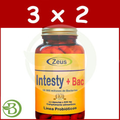 Pacote 3x2 Intesty+Bac 90 Cápsulas Zeus