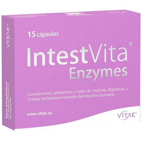 Intestvita Enzimas 15 Cápsulas Vitae