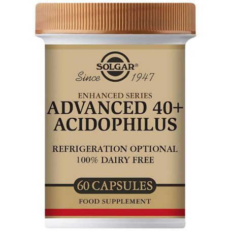 Avançado 40+ Acidophilus 60 Cápsulas Solgar