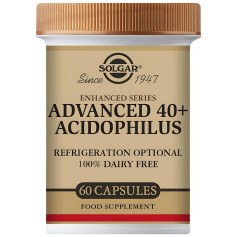 Avançado 40+ Acidophilus 60 Cápsulas Solgar