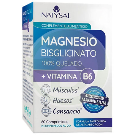 Magnésio + B6 60 cápsulas naturais