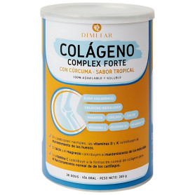 Colágeno Forte 300Gr Sabor Tropical Dimefar