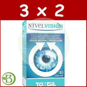 Pack 3x2 Nivelvisión 40 Capsulas Vegetales Tongil