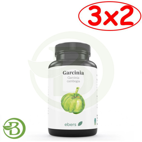 Pack 3x2 Garcinia C. 400 Mg 60 Cáps Ebers